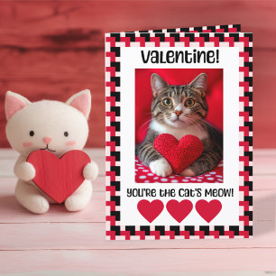 Benutzerdefinierte Valentinskarte mit Foto von der Feiertagskarte