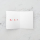 Benutzerdefinierte Valentinstag-Karte Foto Ihre Li Karte (Innenseite)