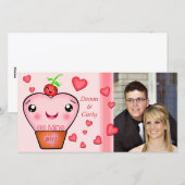 Benutzerdefinierte Valentinstag Kawaii Fotokarte Feiertagskarte (Vorne/Hinten)