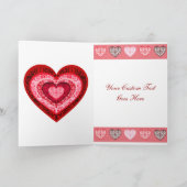 Benutzerdefinierte Valentintagskarte Feiertagskarte (Innenseite)