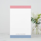 Benutzerdefinierte Vaporwave Briefpapier (Stehend Vorderseite)
