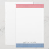 Benutzerdefinierte Vaporwave Briefpapier (Vorne/Hinten)