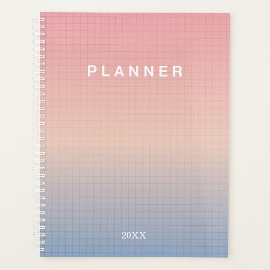 Benutzerdefinierte Vaporwave Planer (Vorderseite)