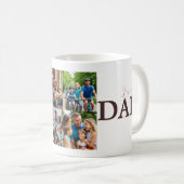 Benutzerdefinierte Vater-Tasse mit Foto- und Kinde Kaffeetasse (VorderseiteRechts)
