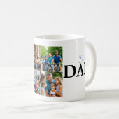 Benutzerdefinierte Vater-Tasse mit Foto- und Kinde Kaffeetasse (VorderseiteRechts)