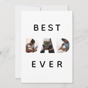 Benutzerdefinierte Vatertag Foto Collage Beste Vat