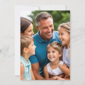 Benutzerdefinierte Vatertagskarte Einladung (Rückseite)