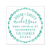 Benutzerdefinierte Verheiratete Couple-Adresse für Permastempel (Design)