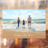 Benutzerdefinierte Verknüpfung des Fotos mit Text Fensteraufkleber (Blatt 2)