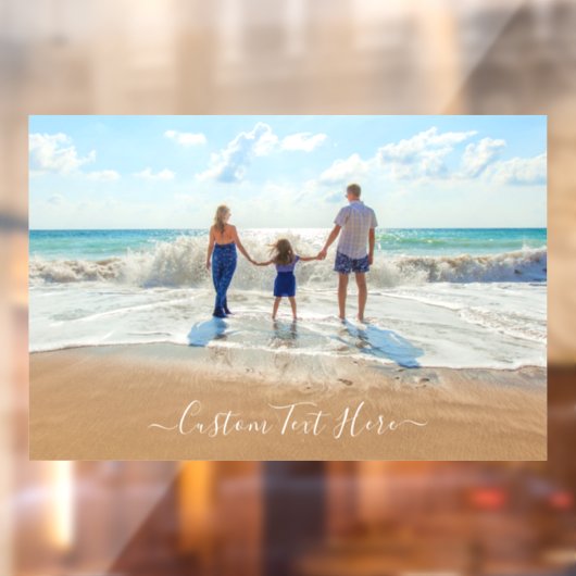 Benutzerdefinierte Verknüpfung des Fotos mit Text Fensteraufkleber (Blatt 2)