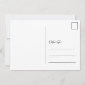 Benutzerdefinierte Verlobte Diamantring-Verlobung Ankündigung (Rückseite)