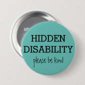 Benutzerdefinierte versteckte Behinderungen Button (Vorne & Hinten)