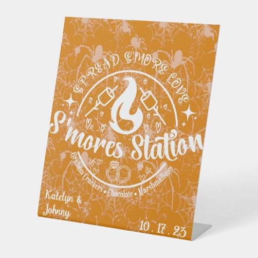 Benutzerdefinierte Verteilung mehr Liebe Smores St Sockelschild (Vorderseite)