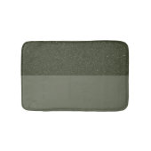 Benutzerdefinierte, vertikale Split Moss Green Bat Badematte (Vorderseite)