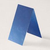 benutzerdefinierte vertikale Zeltfaltenkarte Visitenkarten (Rückseite)