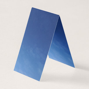 benutzerdefinierte vertikale Zeltfaltenkarte Visitenkarten