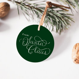 Benutzerdefinierte Verzauberungsmarken für Weihnac Geschenkanhänger