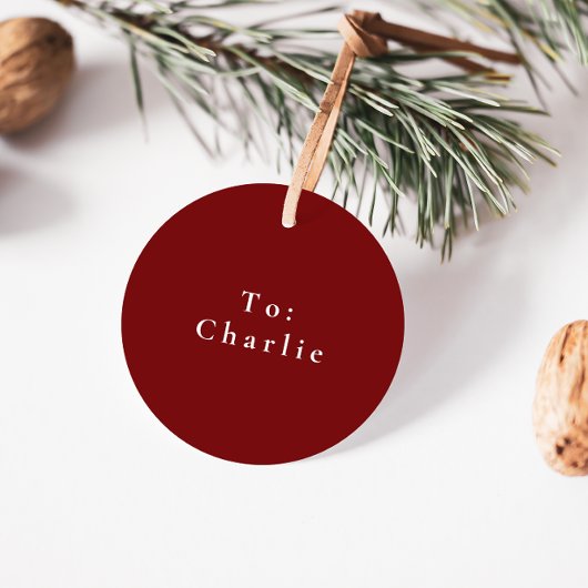 Benutzerdefinierte Verzauberungsmarken für Weihnac Geschenkanhänger