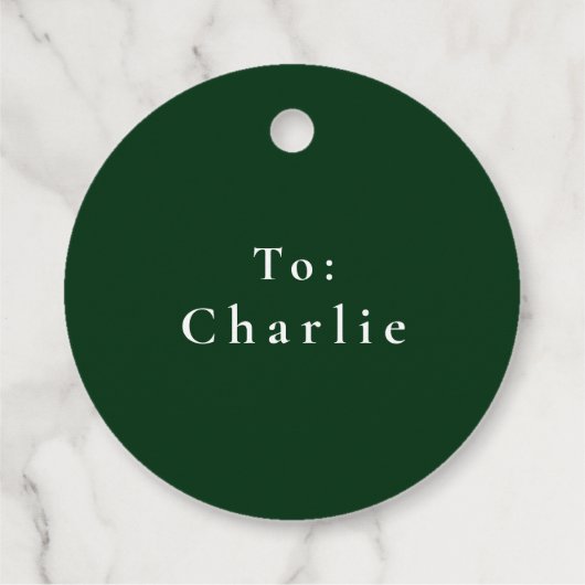 Benutzerdefinierte Verzauberungsmarken für Weihnac Geschenkanhänger (Rückseite)