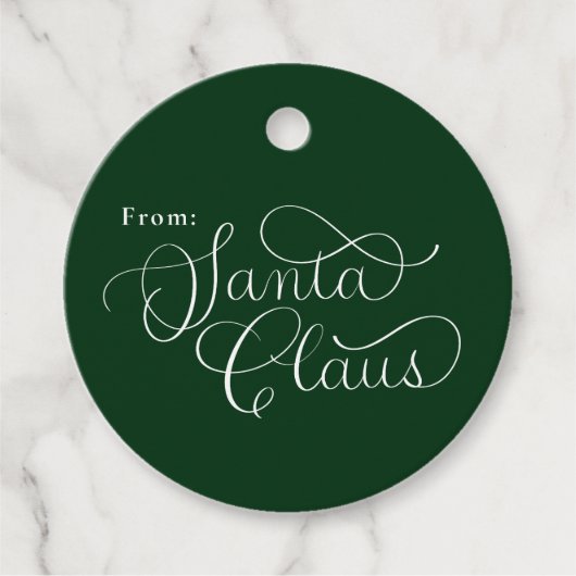 Benutzerdefinierte Verzauberungsmarken für Weihnac Geschenkanhänger (Vorderseite)
