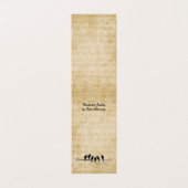 Benutzerdefinierte Vintag Bird Tent DIY Ohrensicht Visitenkarten (Außenseite Aufgefaltet)