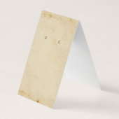 Benutzerdefinierte Vintag-Chic-Karte mit geteerter Visitenkarten (Rückseite)