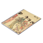 Benutzerdefinierte Vintage Ästhetik JapanischKimon Notizblock (Linke Seite)