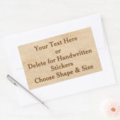 Benutzerdefinierte Vintage Aufkleber oder Blankauf (Umschlag)