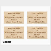 Benutzerdefinierte Vintage Aufkleber oder Blankauf (Blatt)