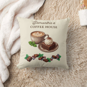 Benutzerdefinierte Vintage-Bäckerei-Ware Brownie-K Kissen