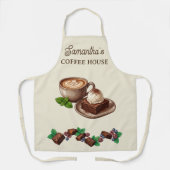 Benutzerdefinierte Vintage-Bäckerei-Ware Brownie-K Schürze (Vorderseite)