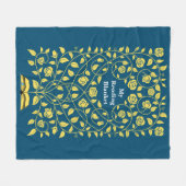 Benutzerdefinierte Vintage Buchabdeckung Fleecedecke (Vorderseite (Horizontal))