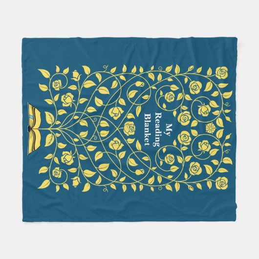 Benutzerdefinierte Vintage Buchabdeckung Fleecedecke (Vorderseite (Horizontal))