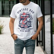 Benutzerdefinierte Vintage-Daddy-Legende Jahr Retr