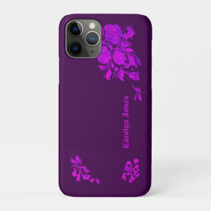 Benutzerdefinierte Vintage-Gothic-Rosen-Gravur Case-Mate iPhone Hülle