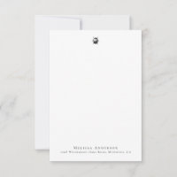 Benutzerdefinierte Vintage Ladybug-Note-Karte