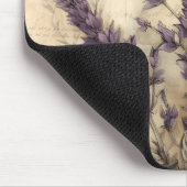 Benutzerdefinierte Vintage-Lavendel-Schmetterlings Mousepad (Ecke)