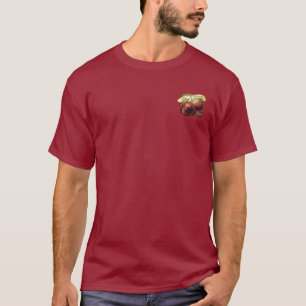 Benutzerdefinierte Vintage-Pfirsiche Retro-Frucht  T-Shirt