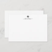 Benutzerdefinierte Vintage Queen Bee Note Card Mitteilungskarte (Vorne/Hinten)