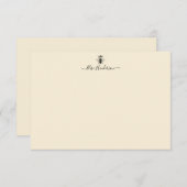 Benutzerdefinierte Vintage Queen Bee Note Card Mitteilungskarte (Vorne/Hinten)
