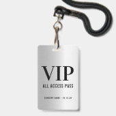 Benutzerdefinierte VIP All Access Concept Imitate  Ausweis (Vorderseite mit Lanyard)