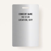 Benutzerdefinierte VIP All Access Concept Imitate  Ausweis (Rückseite)