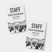 Benutzerdefinierte VIP All Access Festival Pass Ko Ausweis (Vorder- & Rückseite)