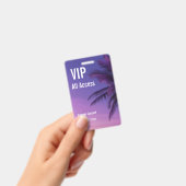 Benutzerdefinierte VIP All Access Festival Pass Ko Ausweis (Handheld)
