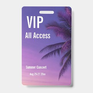 Benutzerdefinierte VIP All Access Festival Pass Ko Ausweis