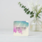 benutzerdefinierte Visitenkarte (Stehend Vorderseite)