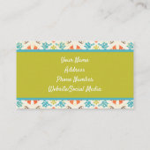 Benutzerdefinierte Visitenkarte (Rückseite)