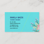 Benutzerdefinierte Visitenkarte (Rückseite)