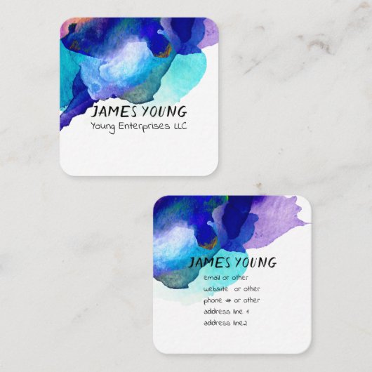 benutzerdefinierte Visitenkarte (Vorne/Hinten)