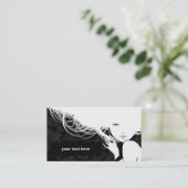 Benutzerdefinierte Visitenkarte Beauty (Stehend Vorderseite)